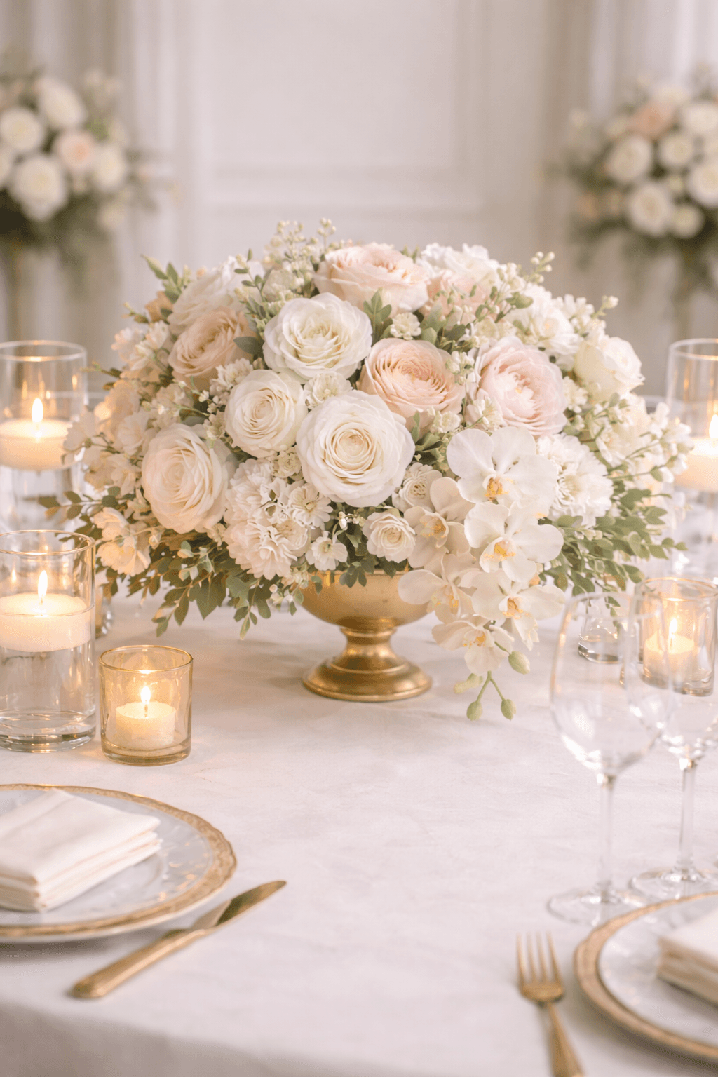 Centro De Mesa Con Flor Natural – imagen 1