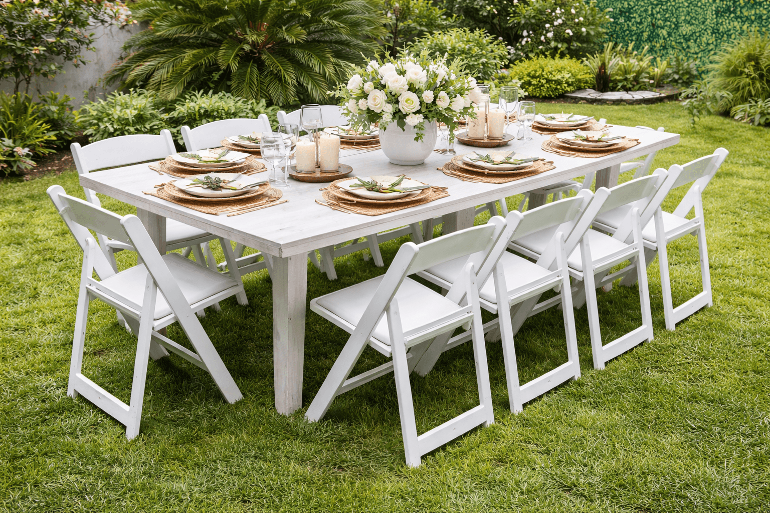 Mesa Rectangular + Sillas Avant Garden – imagen 1