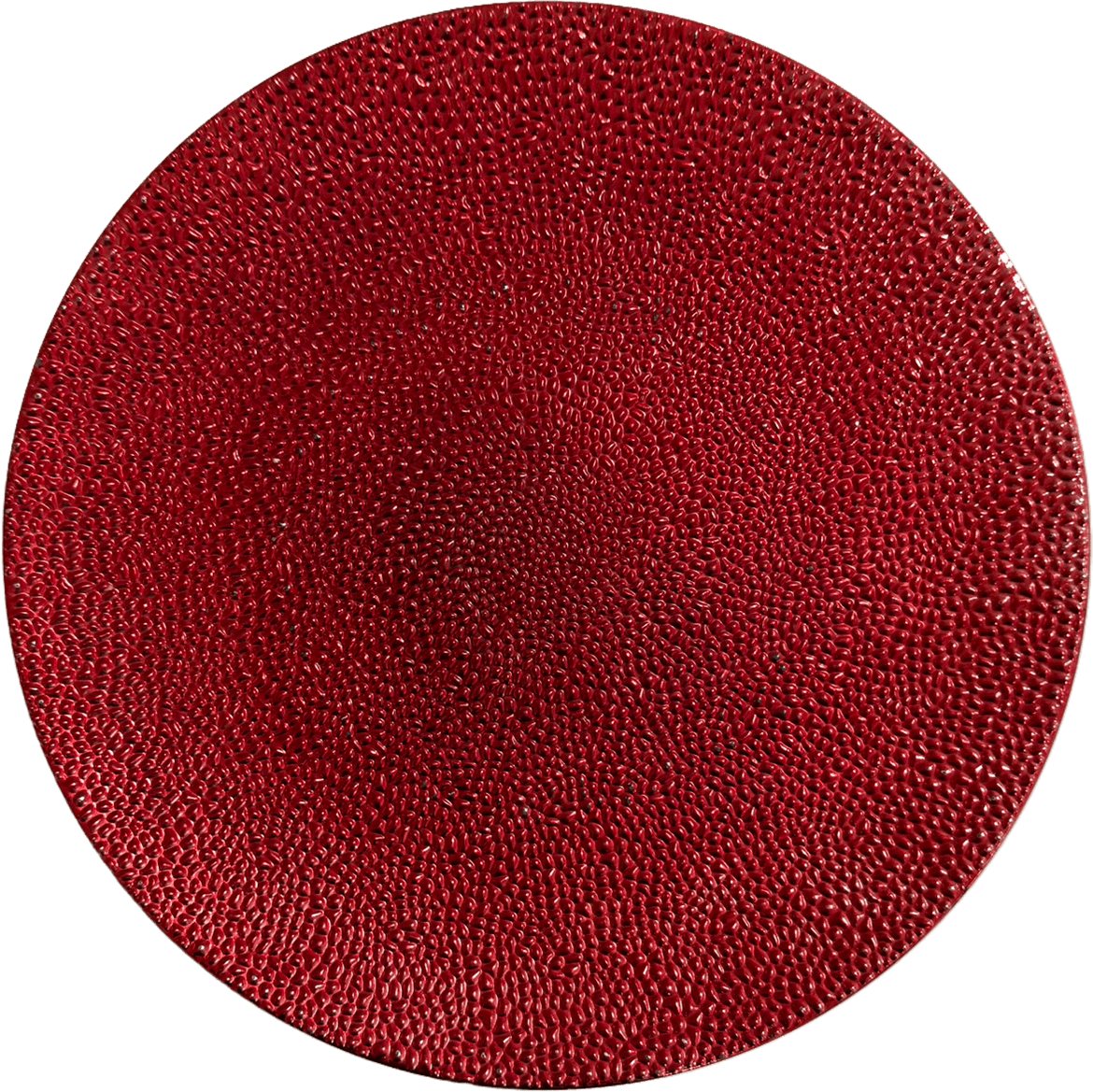 Platón Rojo Texturizado