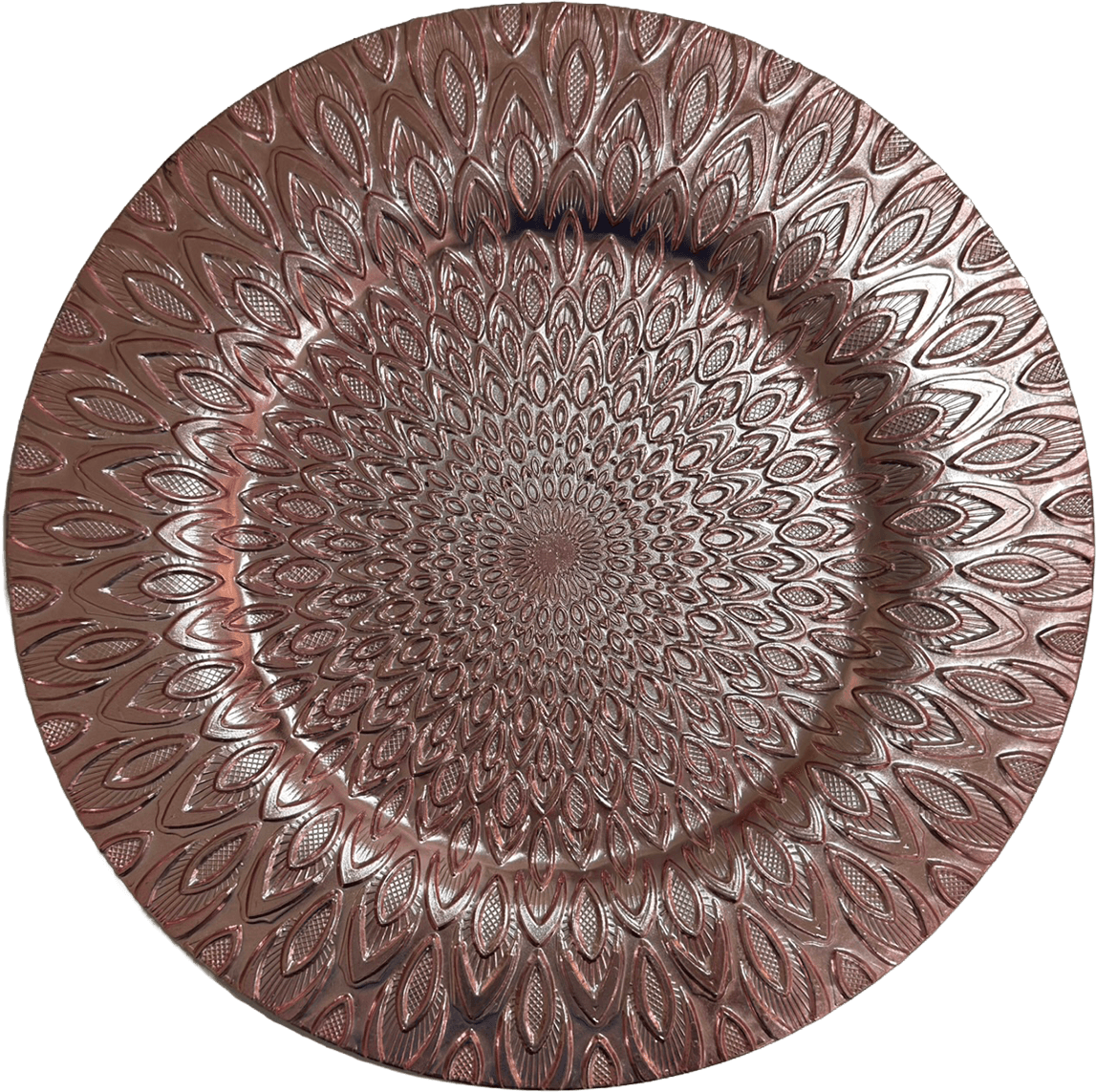 Platón Rose Gold Hojas