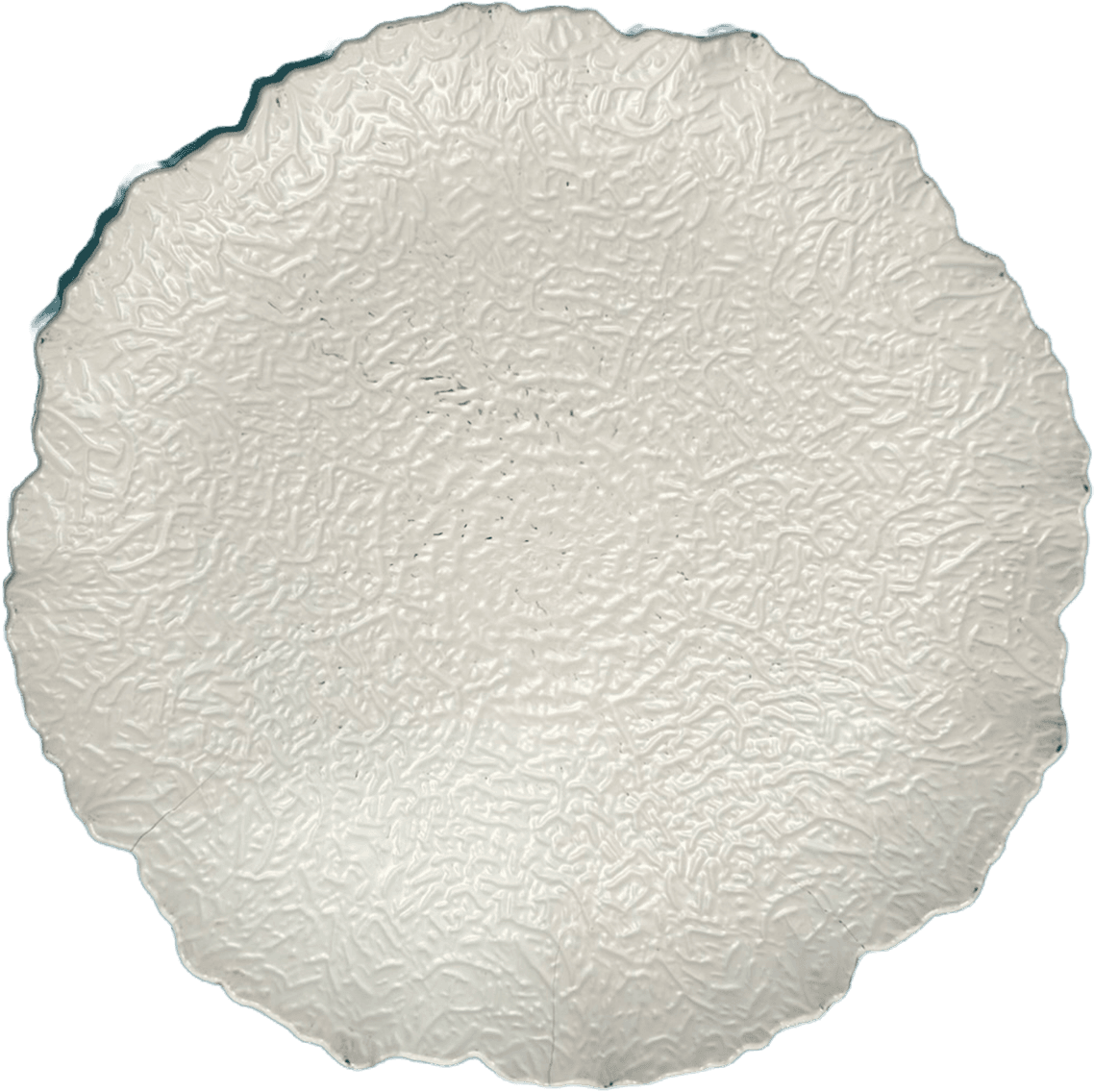 Platón Blanco Textura Orgánica